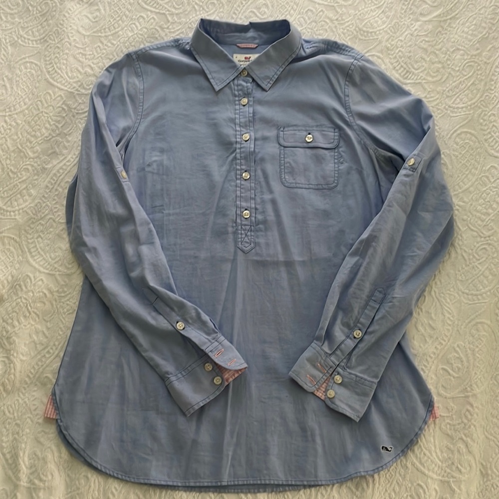 Vineyard Vines Chambray Blouse